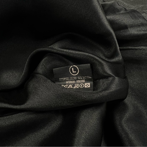 Black Vintage Leather Jacket - Picture 3 of 4